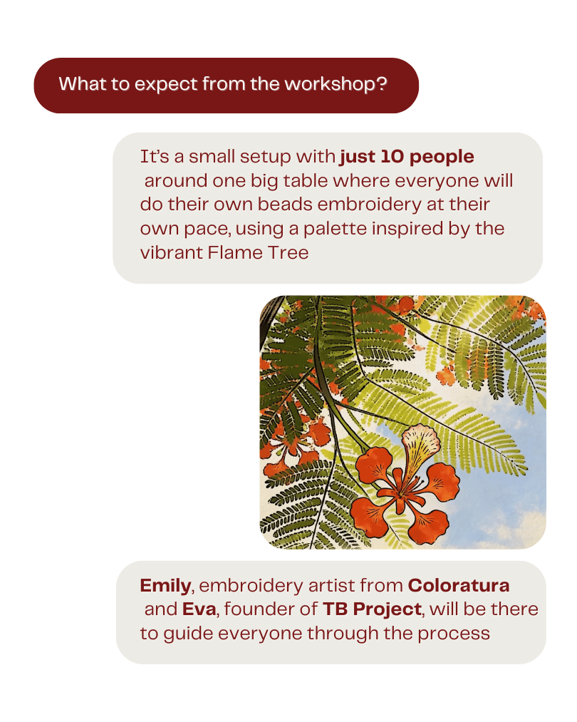 Embroidery Workshop | May, 16 | Dubai